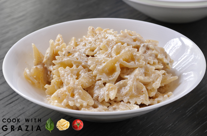 Pasta with Walnut Pesto