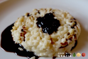 risotto al balsamico