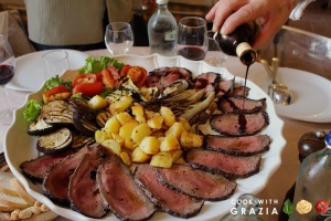 Aceto Balsamico Tradizionale su carne arrosto