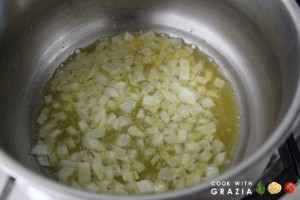 onions cooking