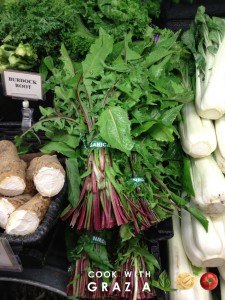 supermarket dandelions