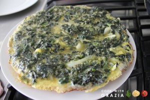 frittata plate