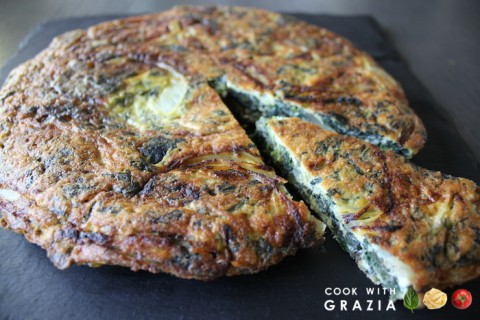 stinging nettles frittata