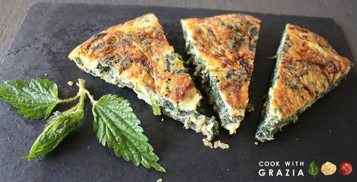 Nettle frittata