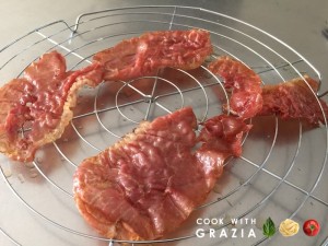 prosciutto made crisp