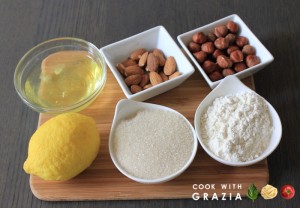 Ingredients ossa dei morti cookies