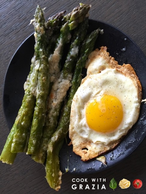 asparagus eggs parmigiano