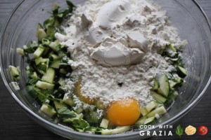 zucchini flour eggs