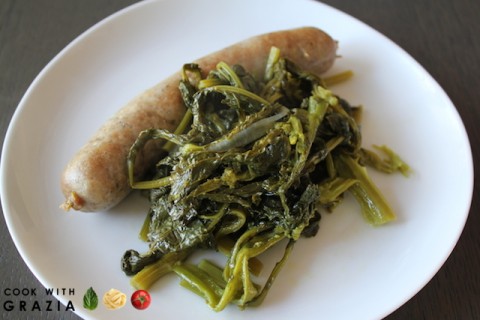 Sausages with Rapini